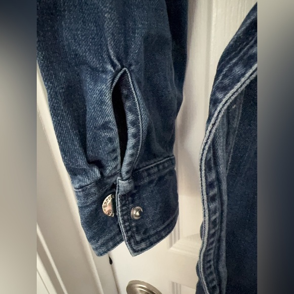 Express Women's Blue Denim Shirt short jumpsuit XS - Picture 3 of 13